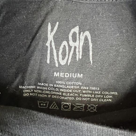 Korn Follow the Leader T Shirt Mens Medium Black Official Band Tee - Picture 3 of 5